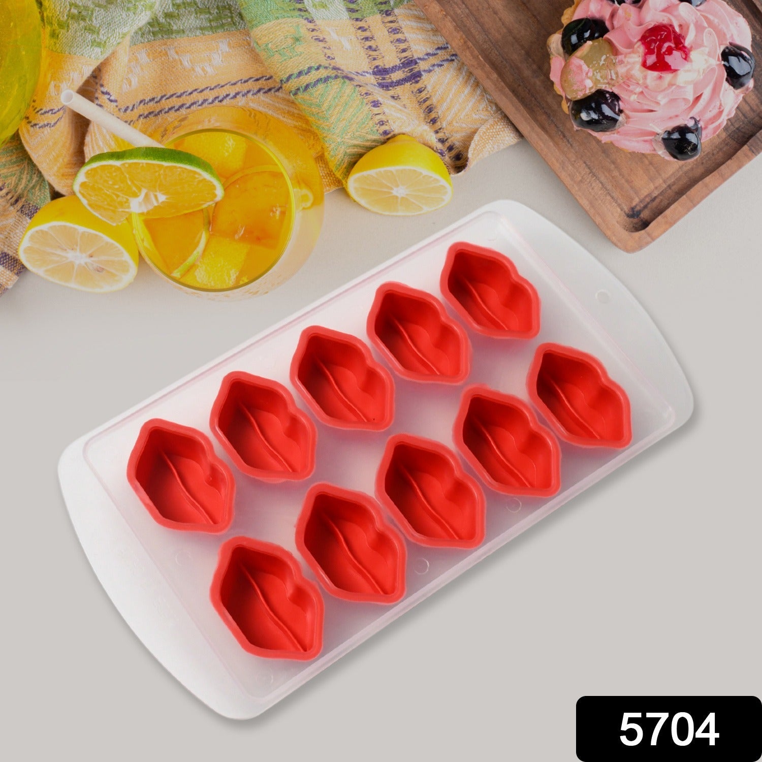 Silicone Mold Ice Cube Tray Creative Sweet Multi Type Ice Tray Buckets, Ice Cube Trays Multi Fruit Shape Ice Tray (1 Pc) Silicone Mold Ice Cube Tray Creative Sweet Multi Type Ice Tray Buckets, Ice Cube Trays Multi Fruit Shape Ice Tray (1 Pc)